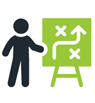 Training and consulting services icon